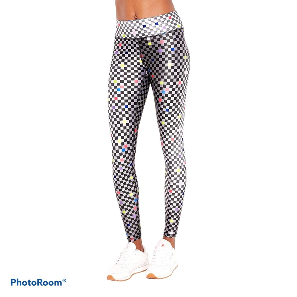Terez checkered  tall band legging sz S